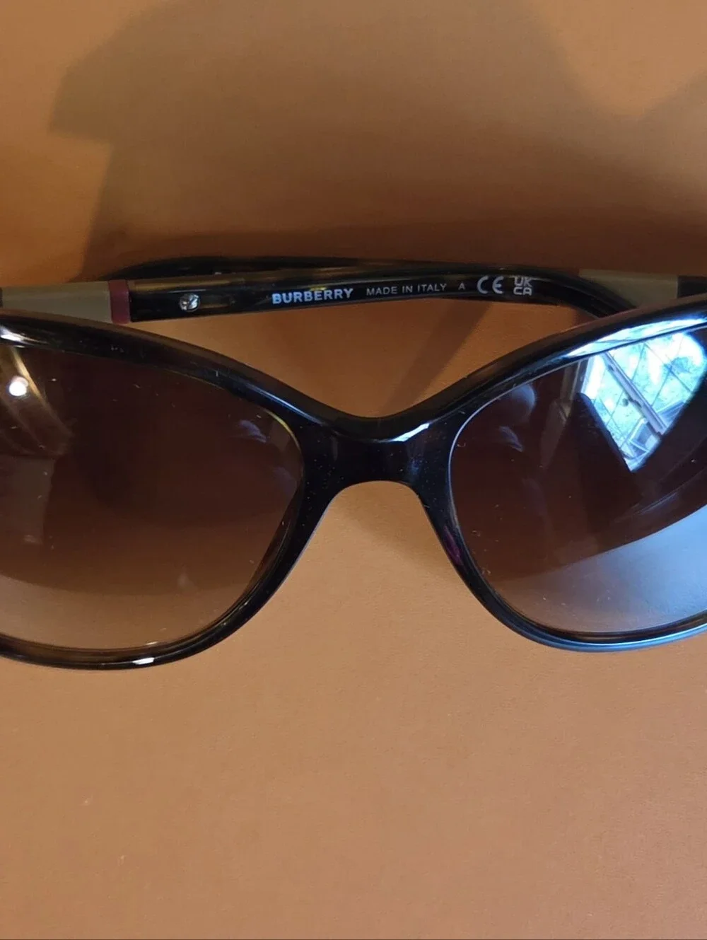 BURBERRY BE4216 Dark Havana Brown Gradient Sunglasses New with Box